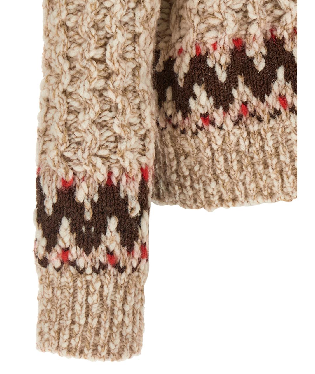 MONCLER GRENOBLE Мульти шерстяной джемпер / свитер, фото 4