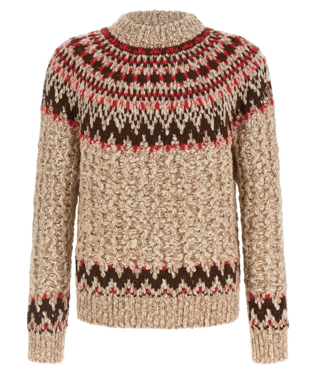 MONCLER GRENOBLE Мульти шерстяной джемпер / свитер, фото 1