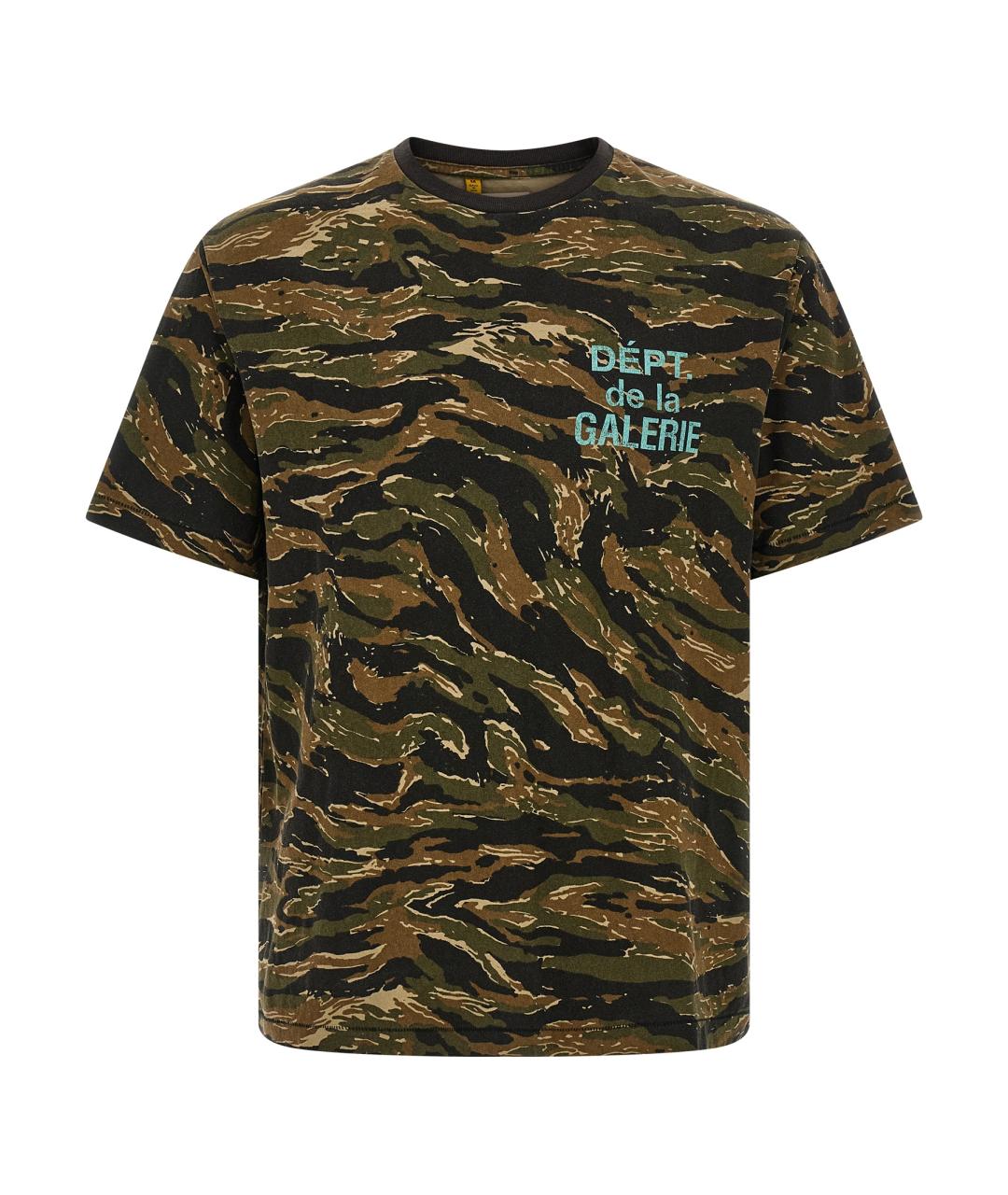 Gallery Dept Зеленая хлопковая футболка, фото 1