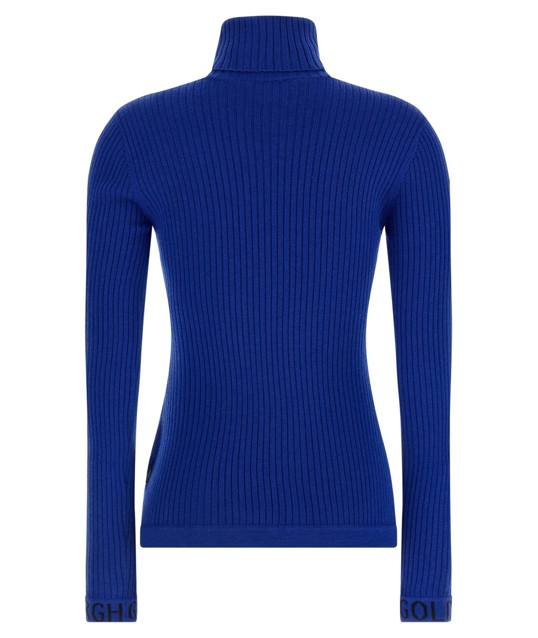 Goldbergh Синяя шерстяная водолазка, фото 2