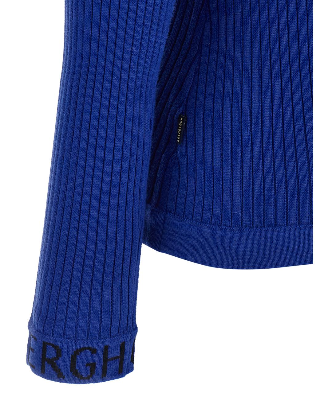 Goldbergh Синяя шерстяная водолазка, фото 4