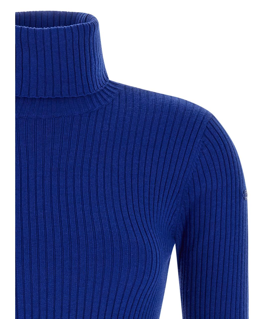 Goldbergh Синяя шерстяная водолазка, фото 3