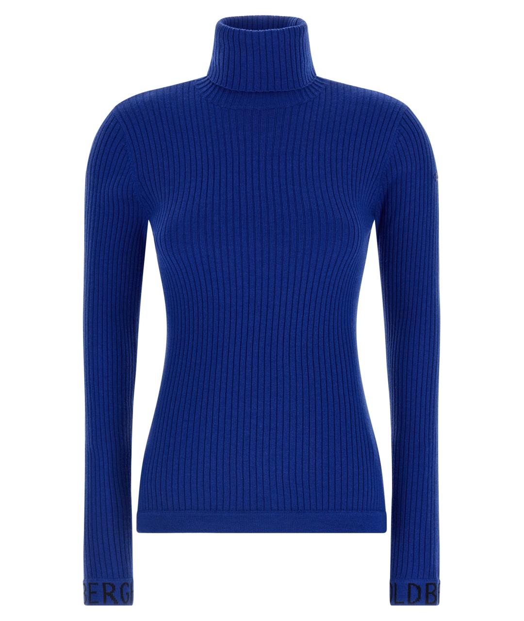 Goldbergh Синяя шерстяная водолазка, фото 1