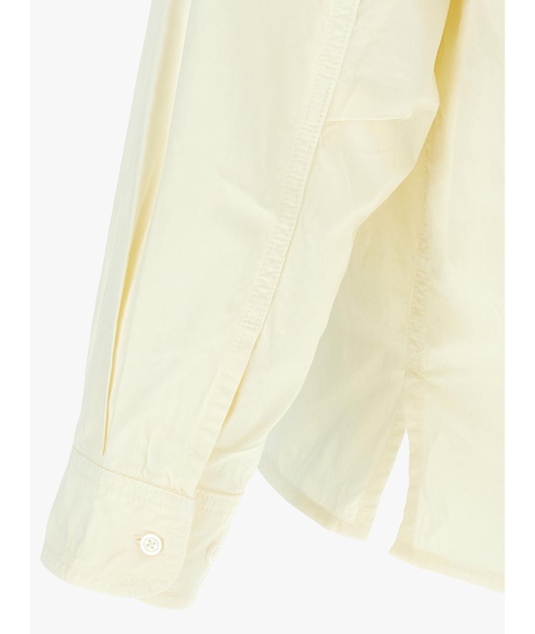 WILLY CHAVARRIA Бежевая хлопковая кэжуал рубашка, фото 4