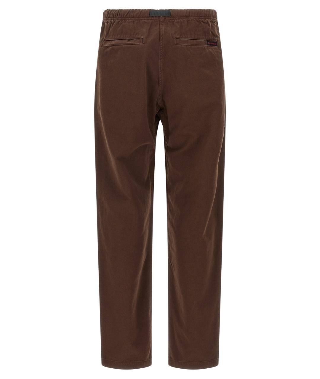 GRAMICCI Коричневые хлопковые повседневные брюки, фото 2