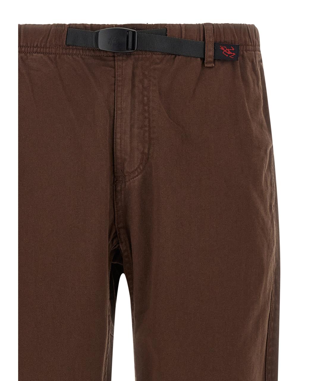 GRAMICCI Коричневые хлопковые повседневные брюки, фото 3