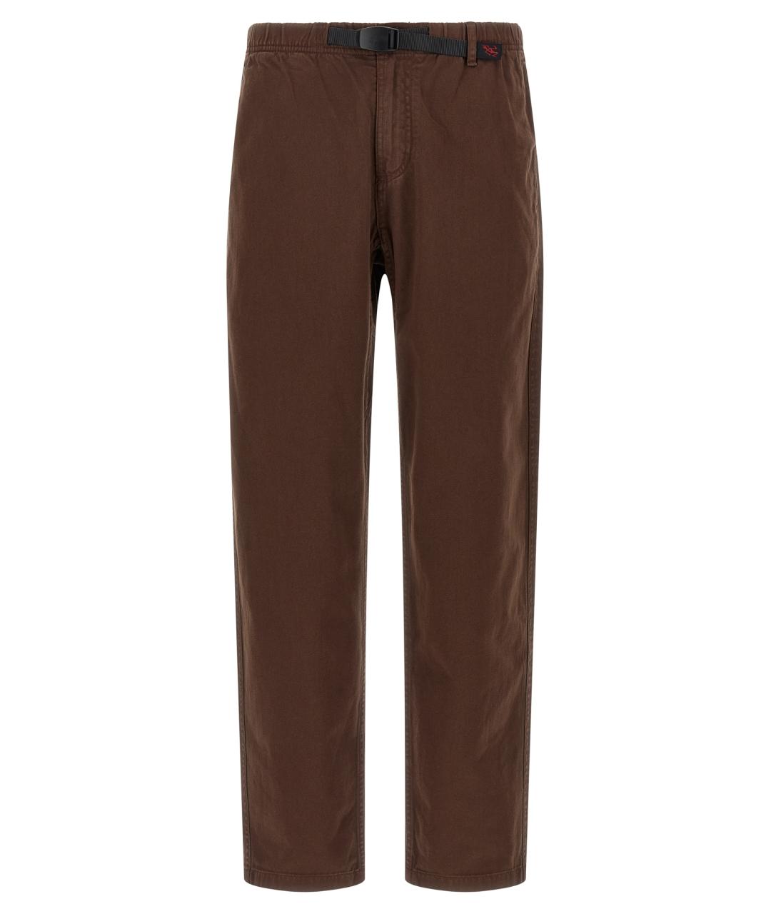 GRAMICCI Коричневые хлопковые повседневные брюки, фото 1