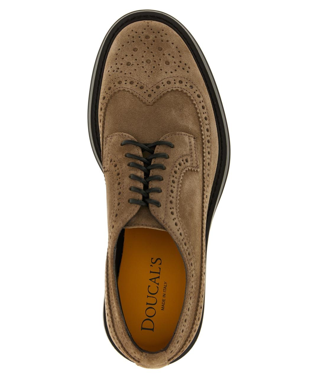 DOUCAL'S Бежевые кожаные туфли, фото 4