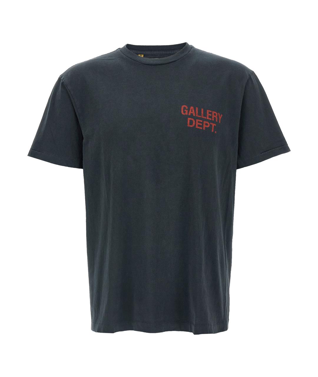 Gallery Dept Черная хлопковая футболка, фото 1
