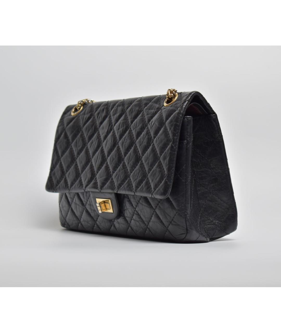 CHANEL Черная кожаная сумка через плечо, фото 2