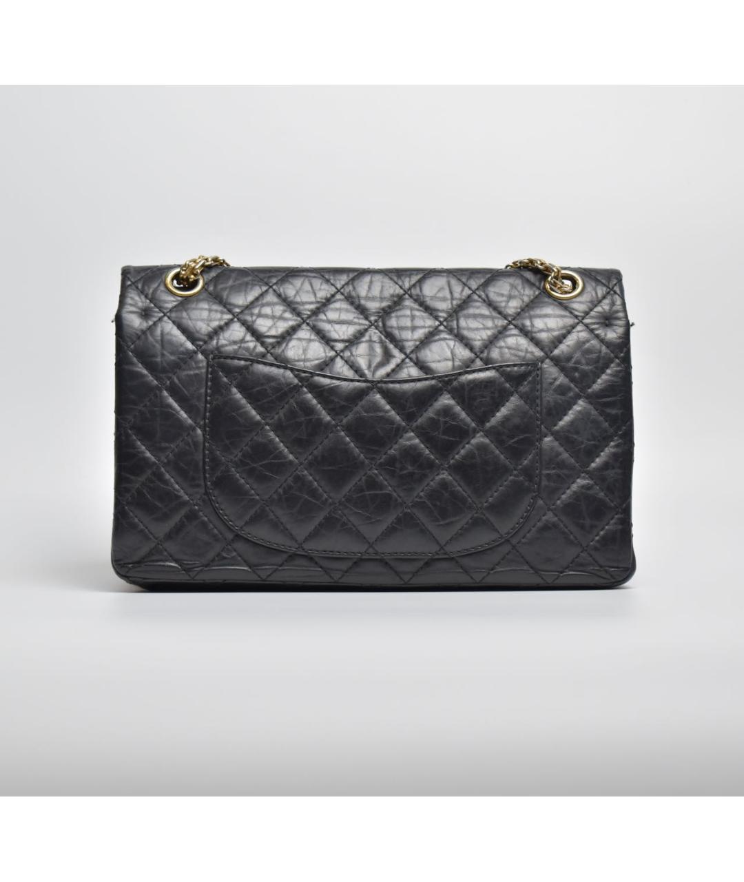 CHANEL Черная кожаная сумка через плечо, фото 3