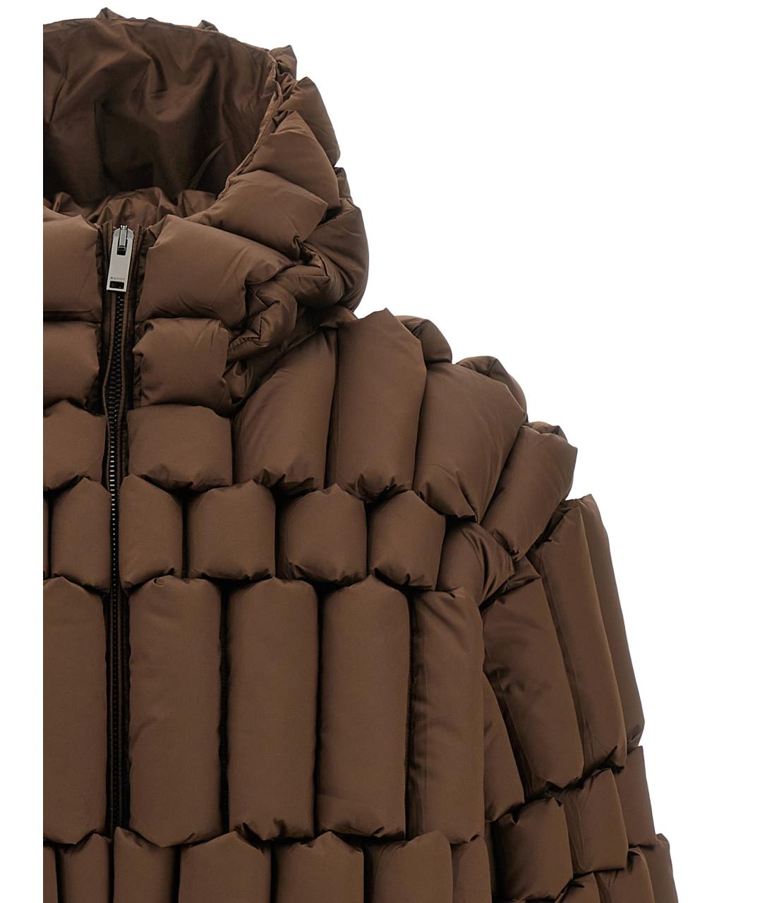 RAXXY Коричневый полиамидовый пуховик, фото 3