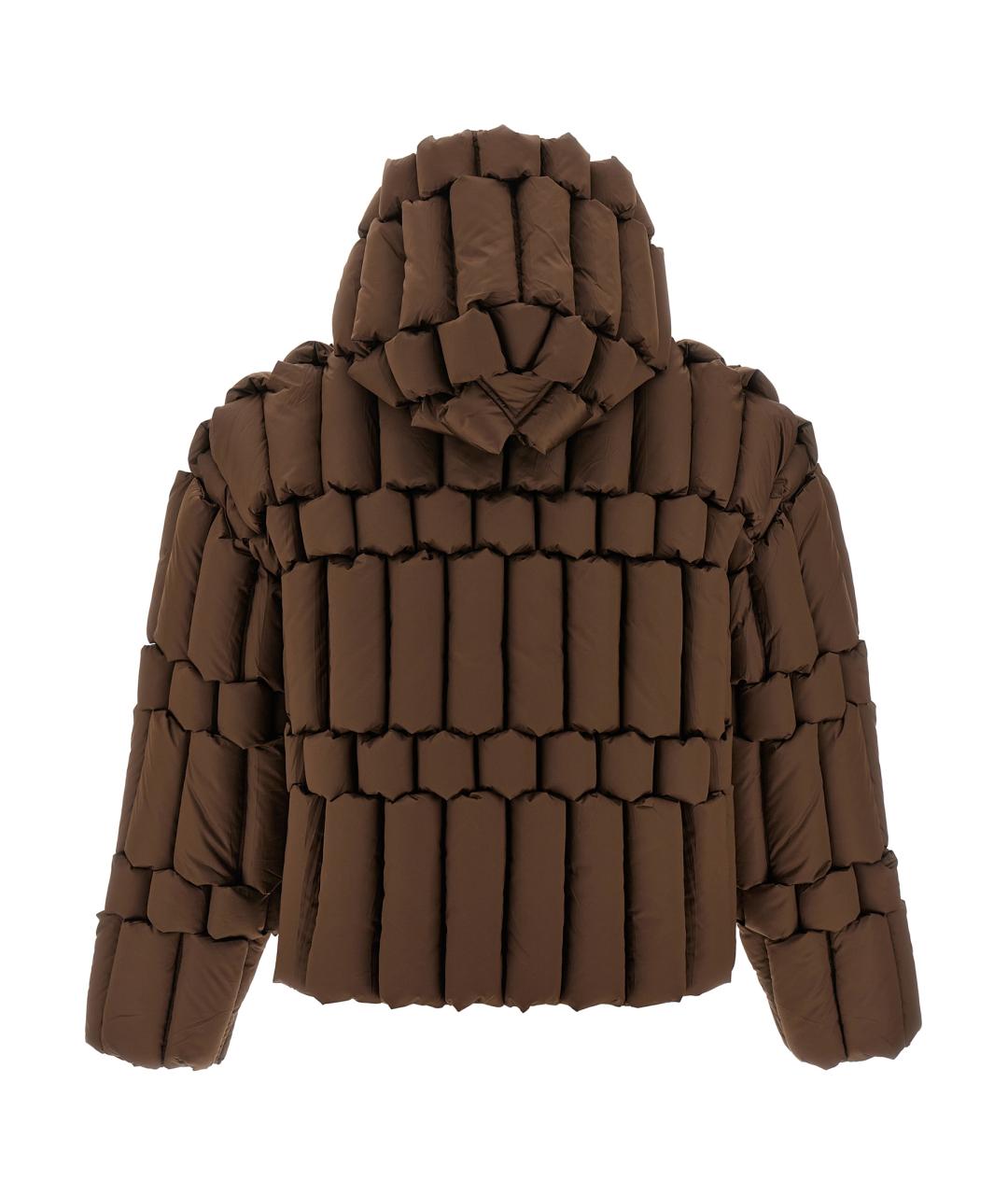 RAXXY Коричневый полиамидовый пуховик, фото 2