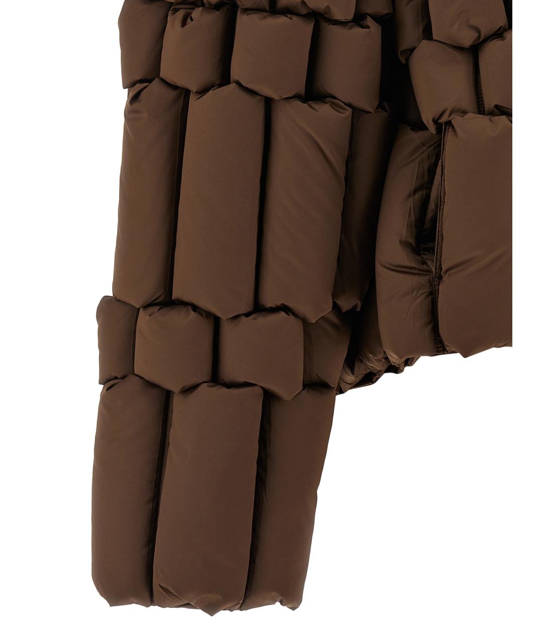 RAXXY Коричневый полиамидовый пуховик, фото 4