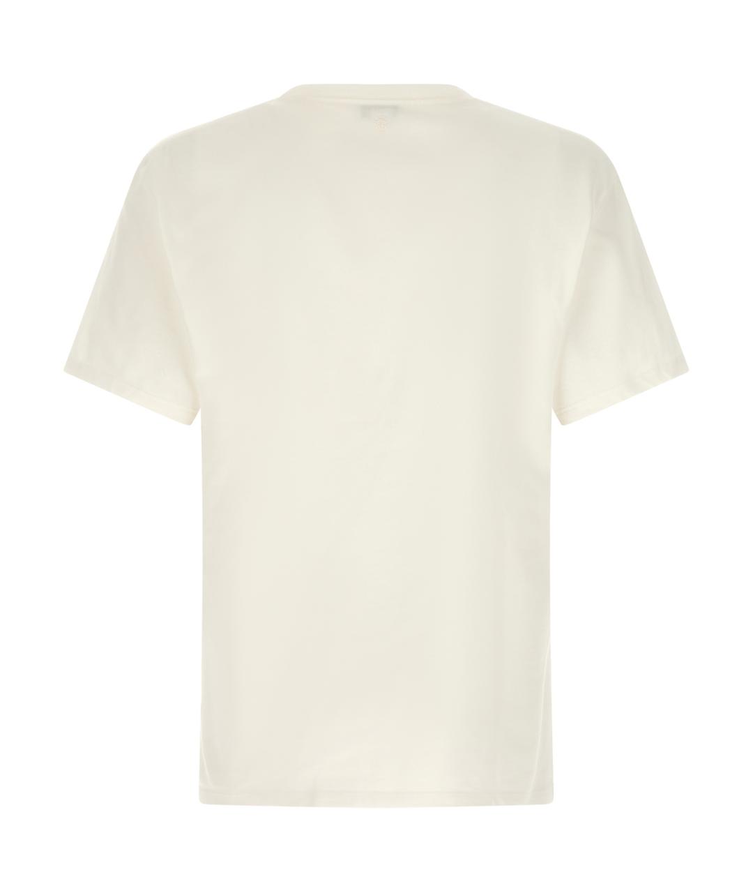 ALEXANDER MCQUEEN Красная хлопковая футболка, фото 2