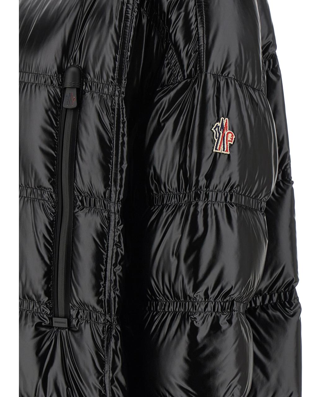 MONCLER GRENOBLE Черный полиамидовый пуховик, фото 5