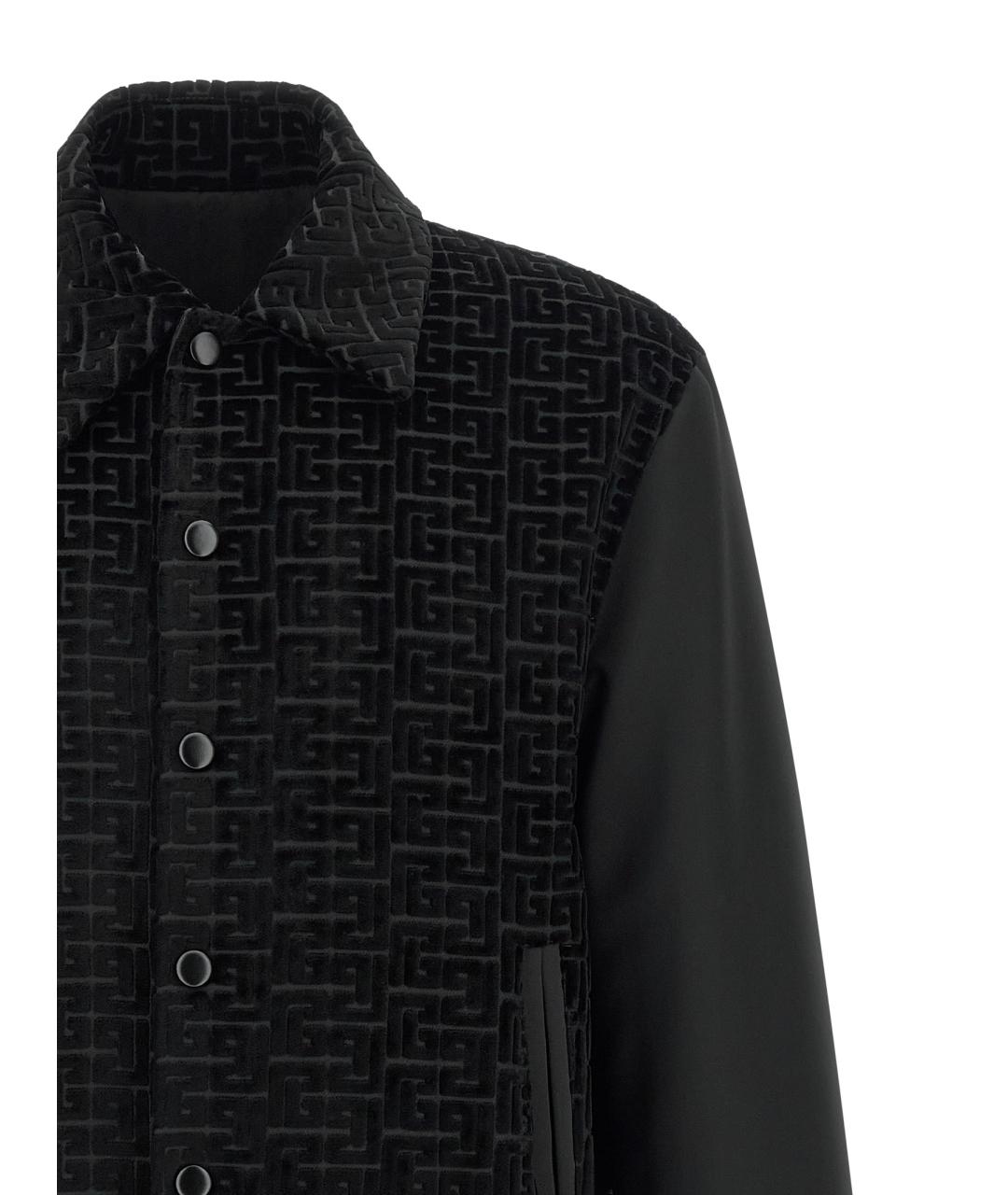 BALMAIN Черная хлопковая куртка, фото 3