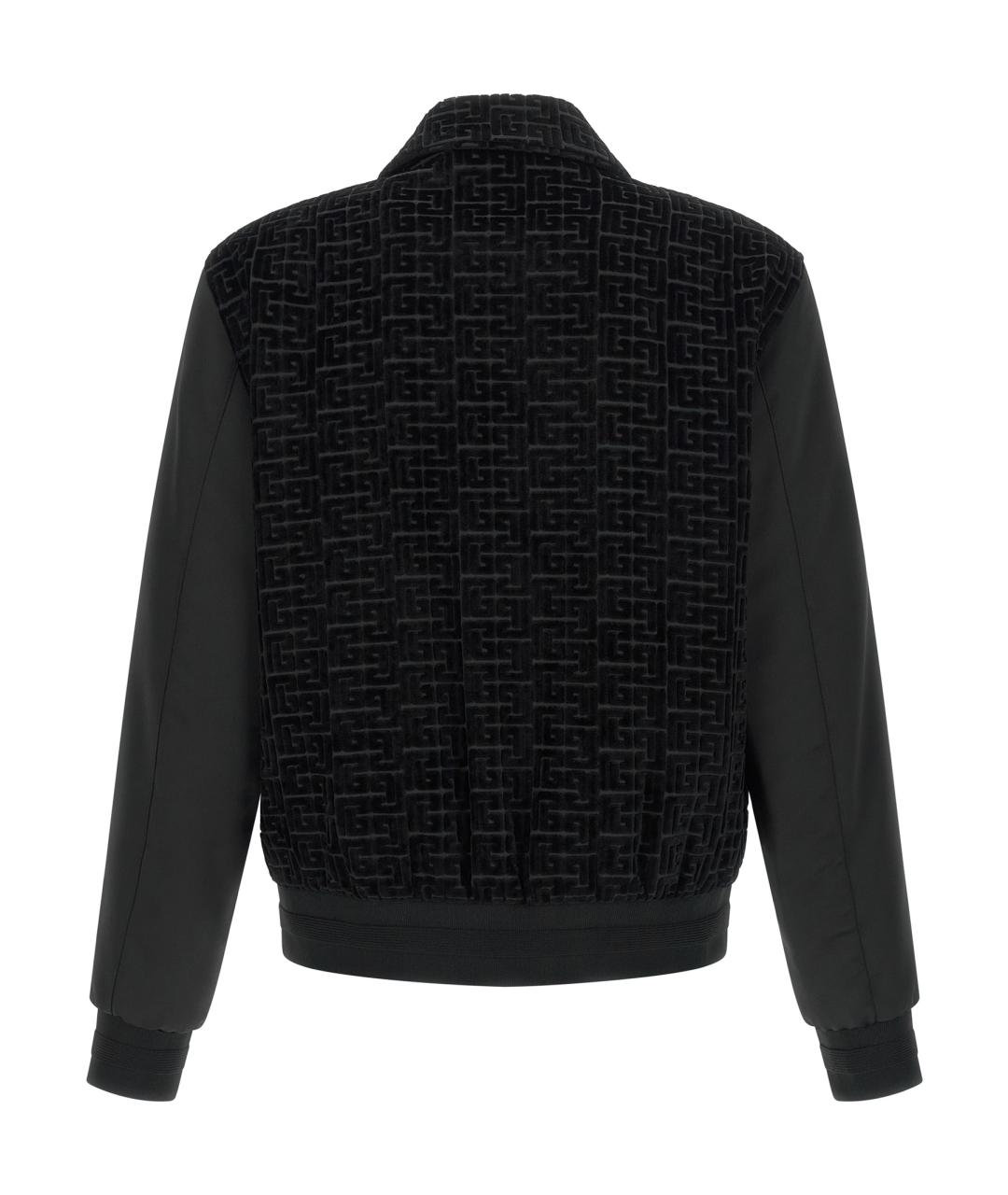 BALMAIN Черная хлопковая куртка, фото 2