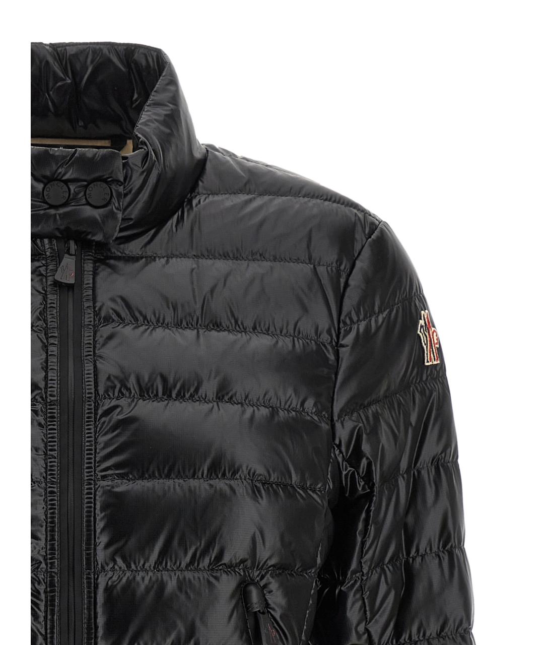 MONCLER GRENOBLE Черный полиамидовый пуховик, фото 3