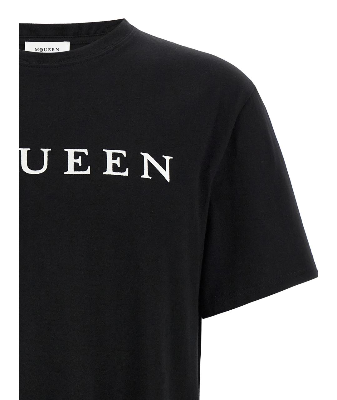 ALEXANDER MCQUEEN Белая хлопковая футболка, фото 3