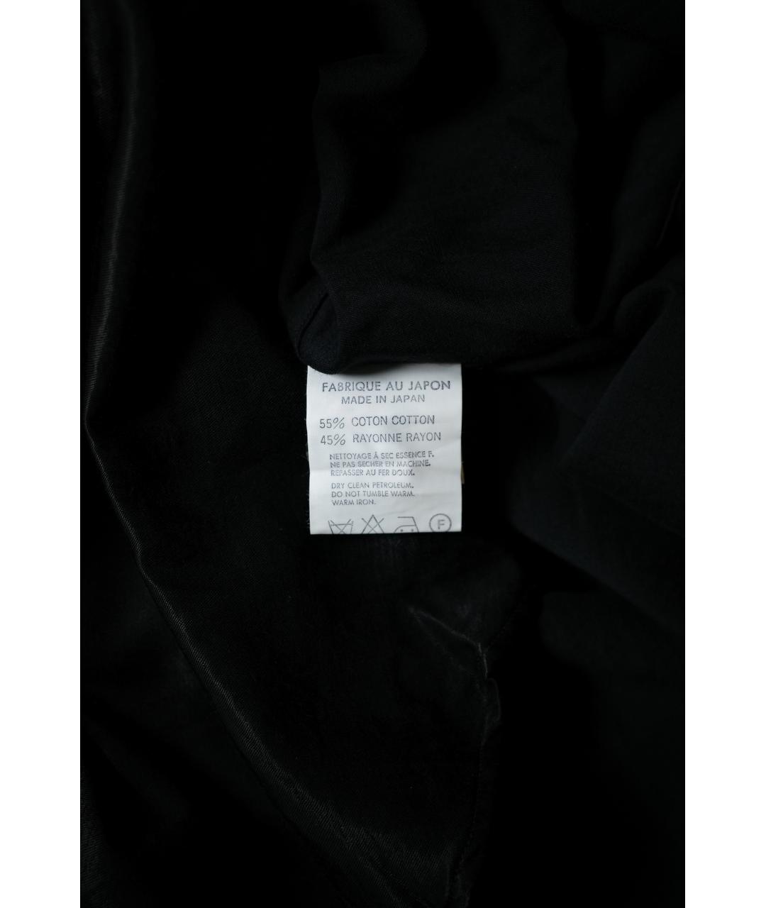 YOHJI YAMAMOTO Черная кэжуал рубашка, фото 4