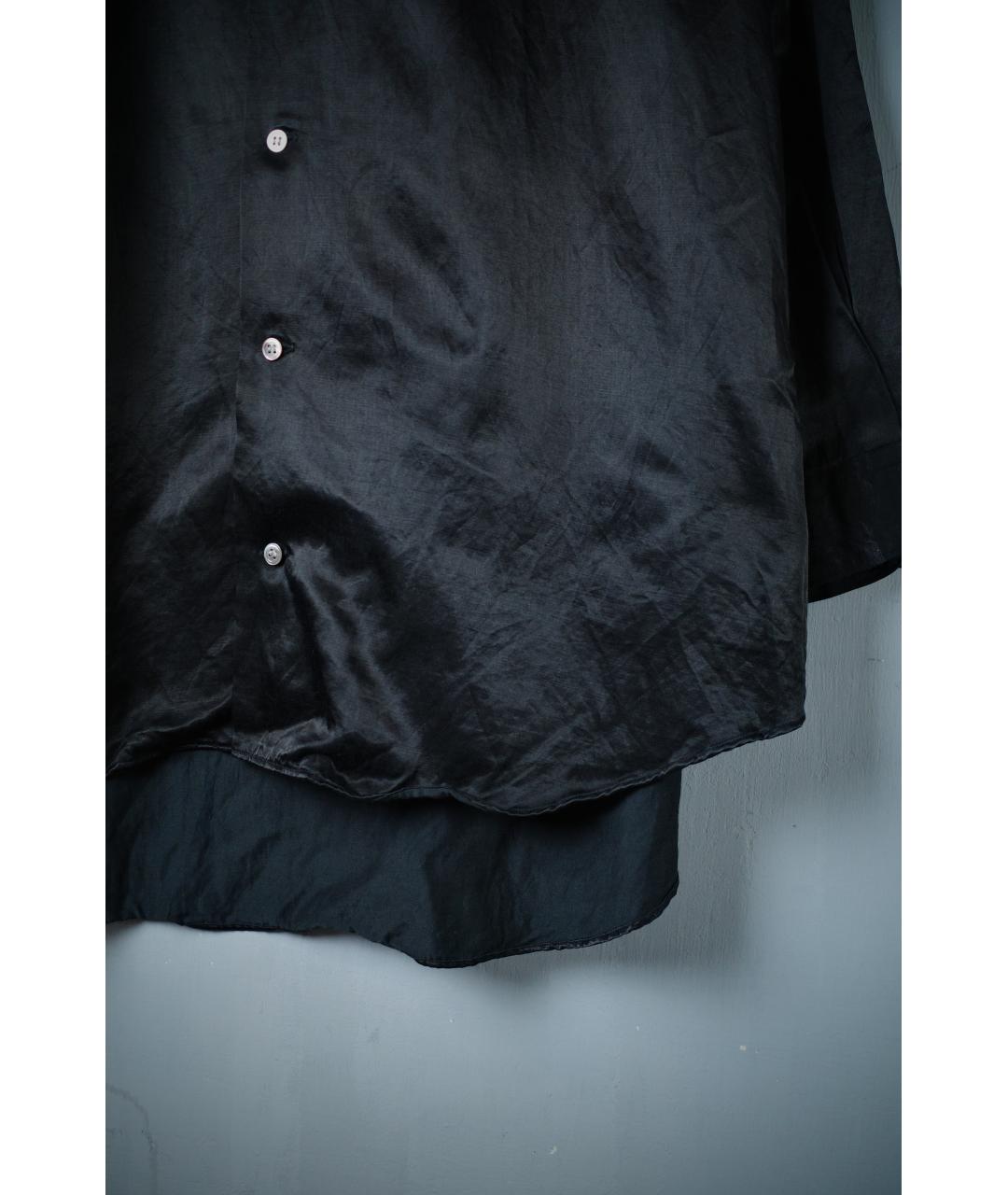 YOHJI YAMAMOTO Черная кэжуал рубашка, фото 3