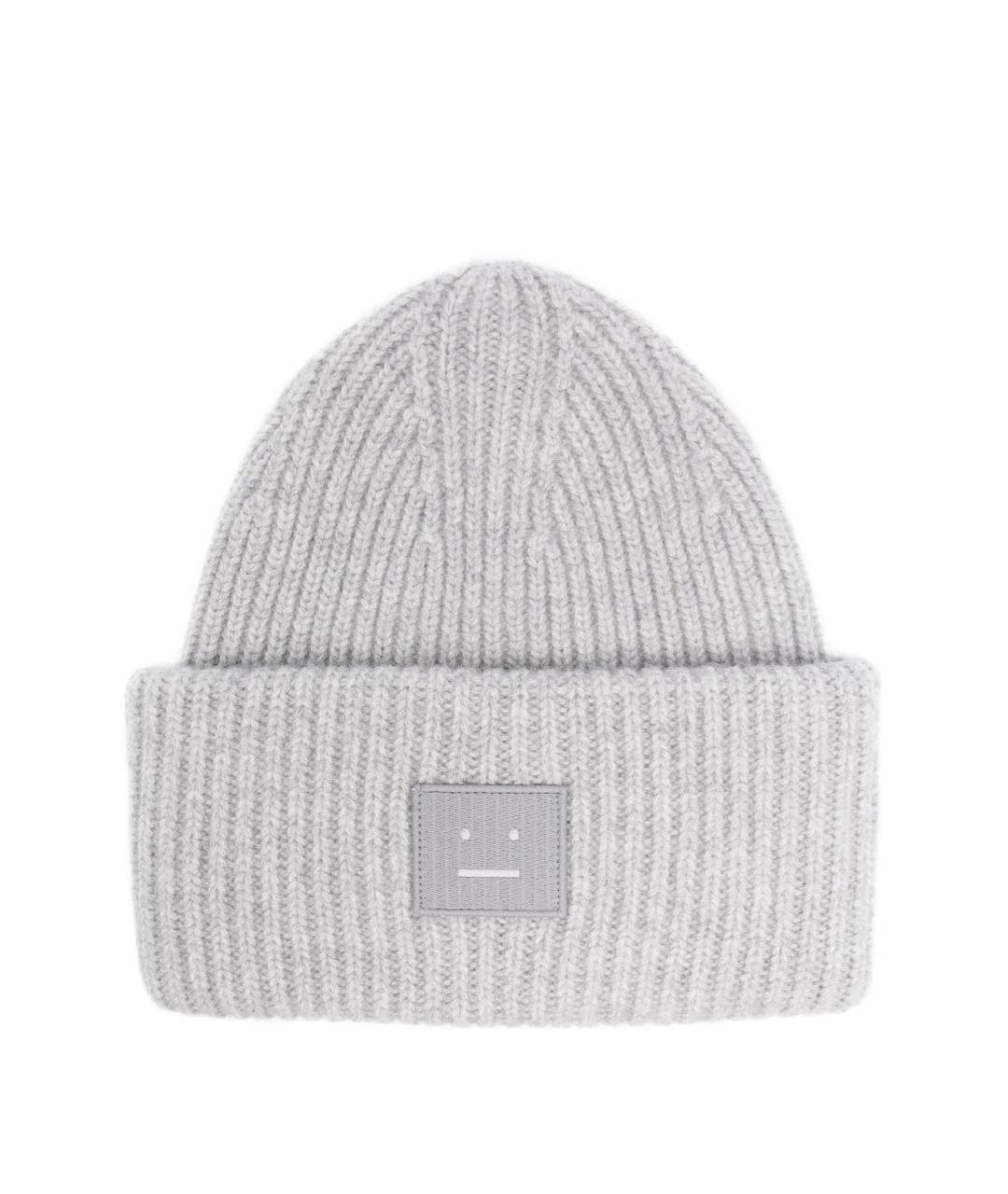 ACNE STUDIOS Серая шерстяная шапка, фото 1