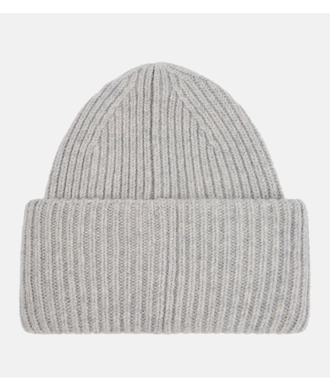 ACNE STUDIOS Серая шерстяная шапка, фото 2