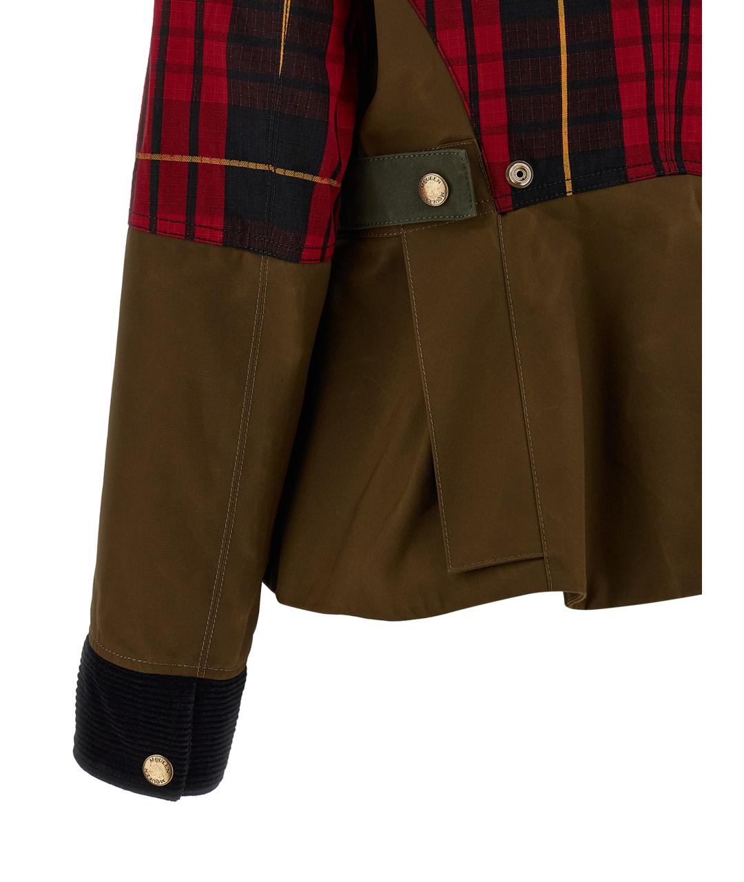 ALEXANDER MCQUEEN Мульти хлопковая куртка, фото 4