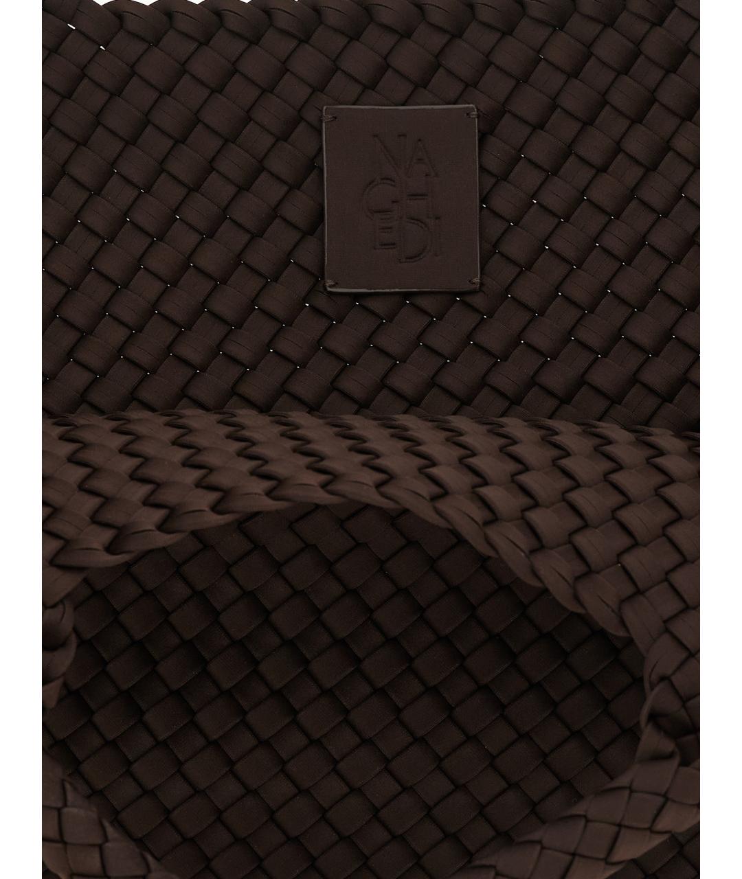 NAGHEDI Коричневая сумка тоут, фото 4