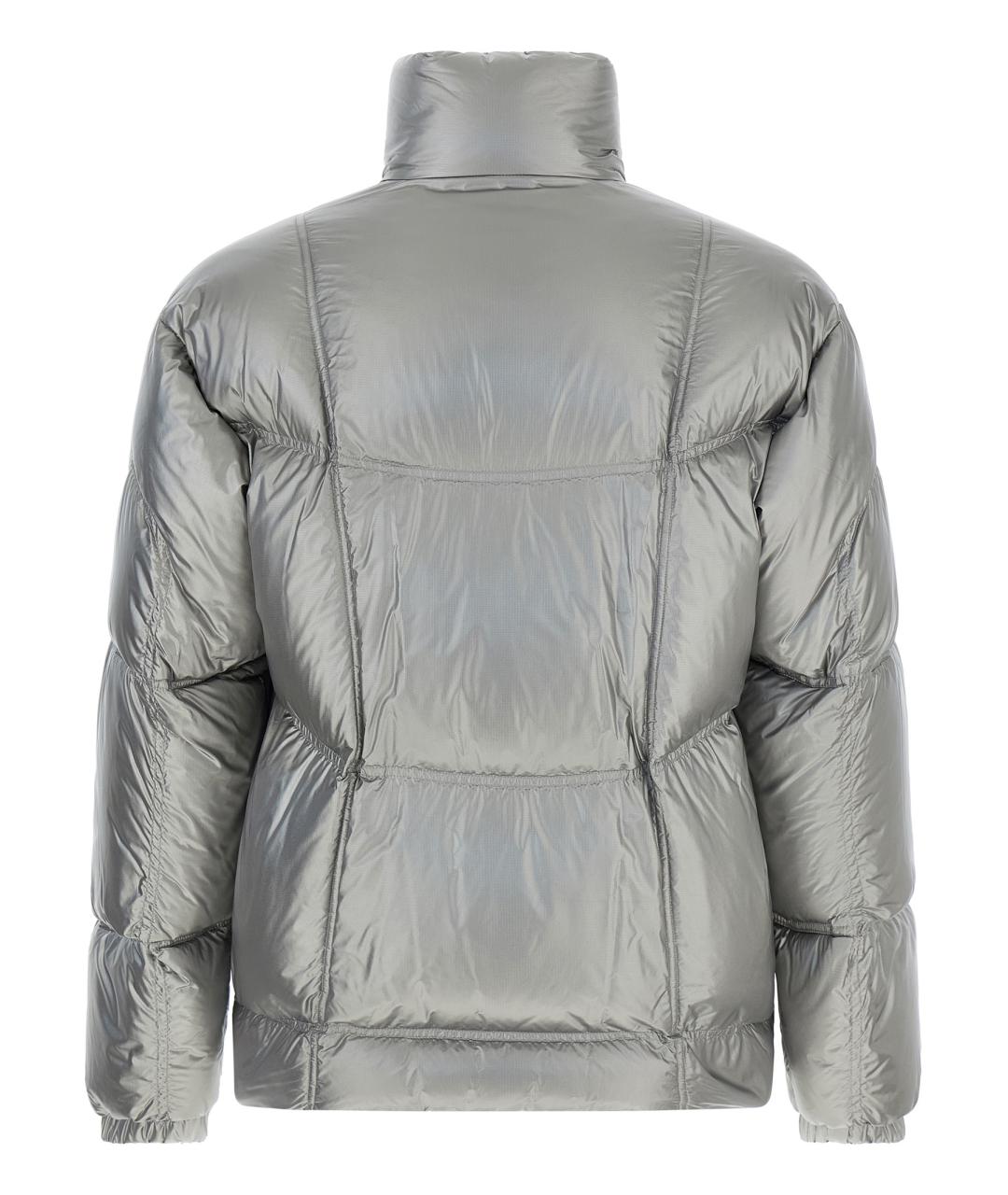 LAMINAR Серебрянный полиамидовый пуховик, фото 2