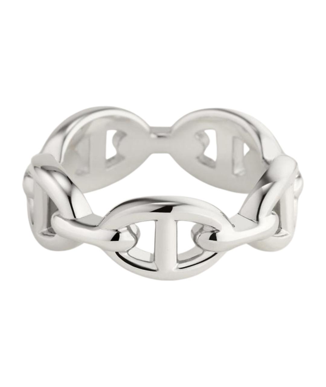 HERMES Серебряное серебряное кольцо, фото 1