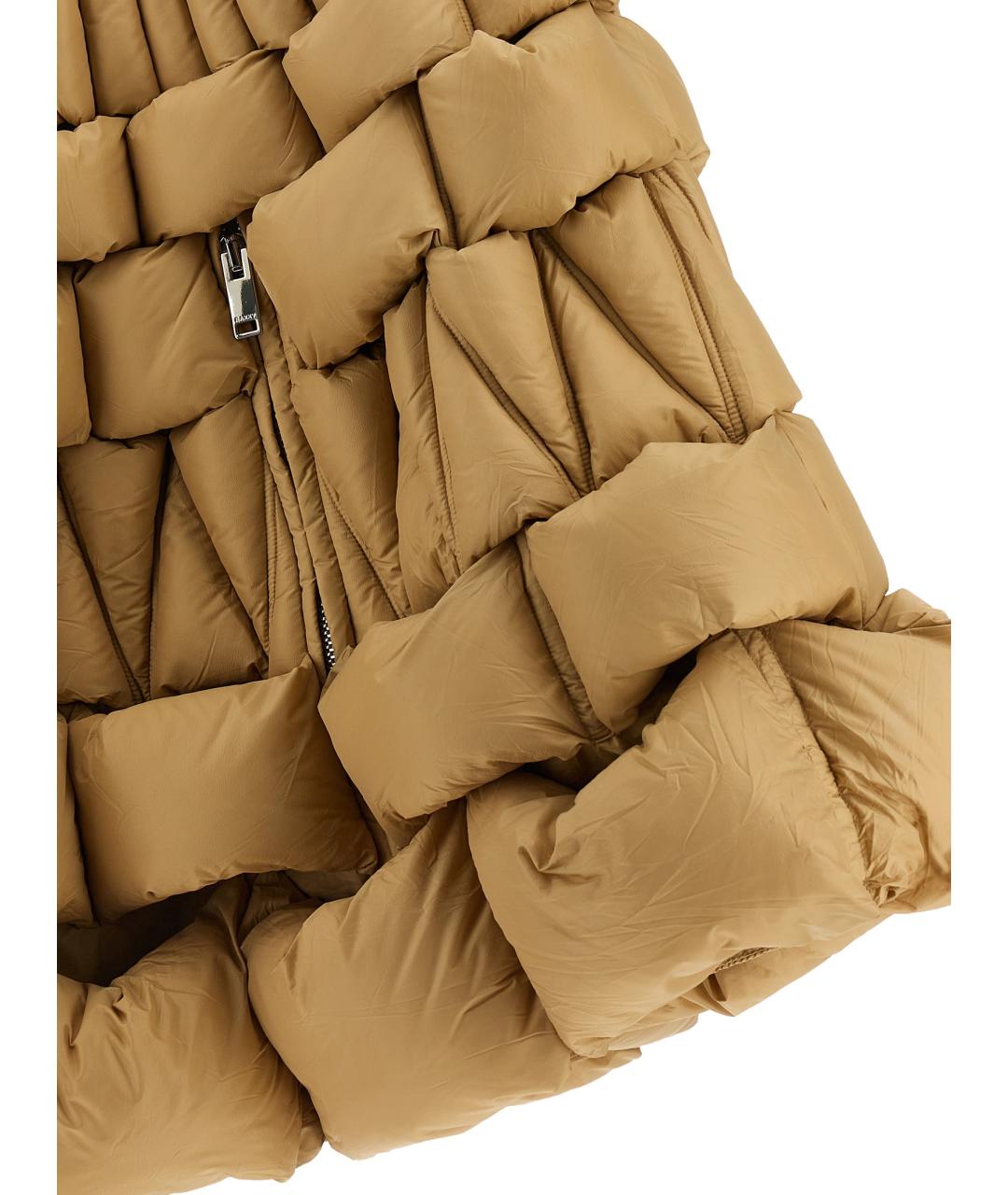 RAXXY Бежевый полиамидовый пуховик, фото 4