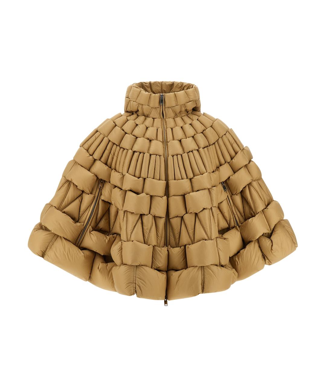 RAXXY Бежевый полиамидовый пуховик, фото 1