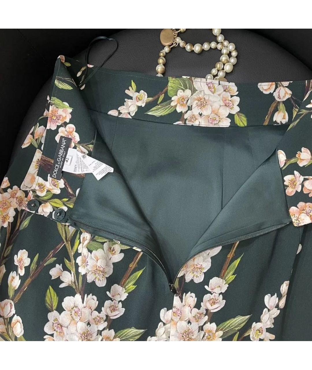 DOLCE&GABBANA Черная юбка макси, фото 3