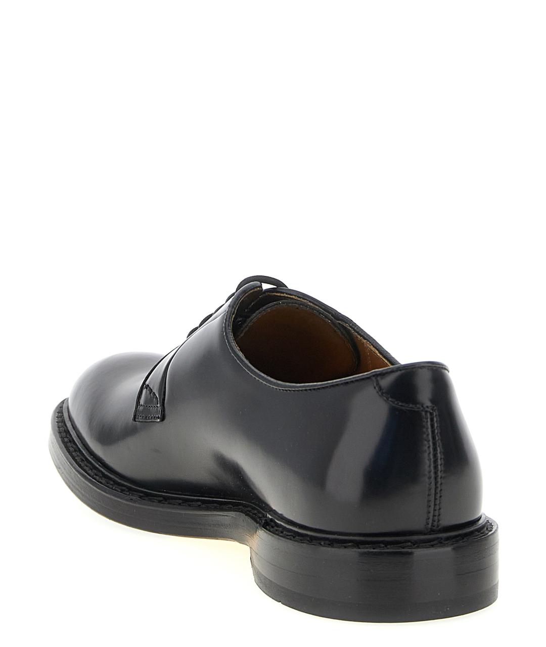 DOUCAL'S Черные кожаные туфли, фото 3