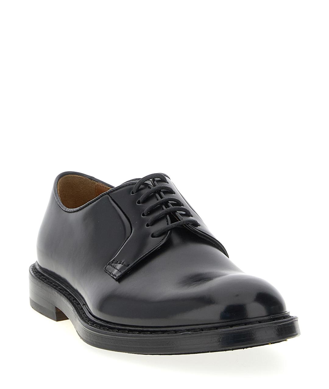 DOUCAL'S Черные кожаные туфли, фото 2