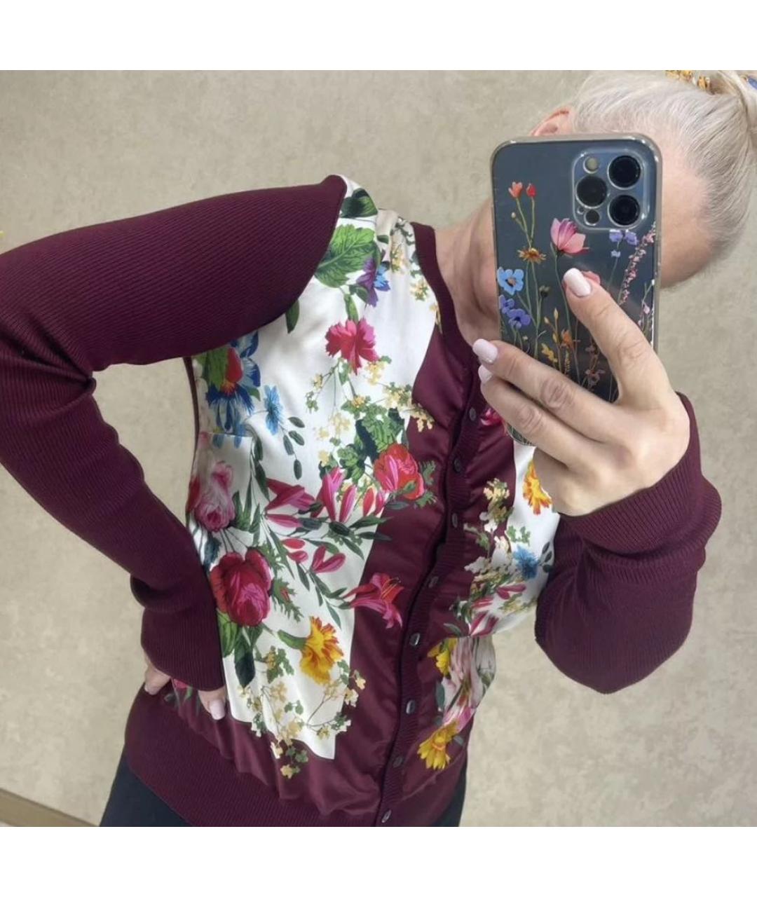 DOLCE&GABBANA Бордовый джемпер / свитер, фото 5