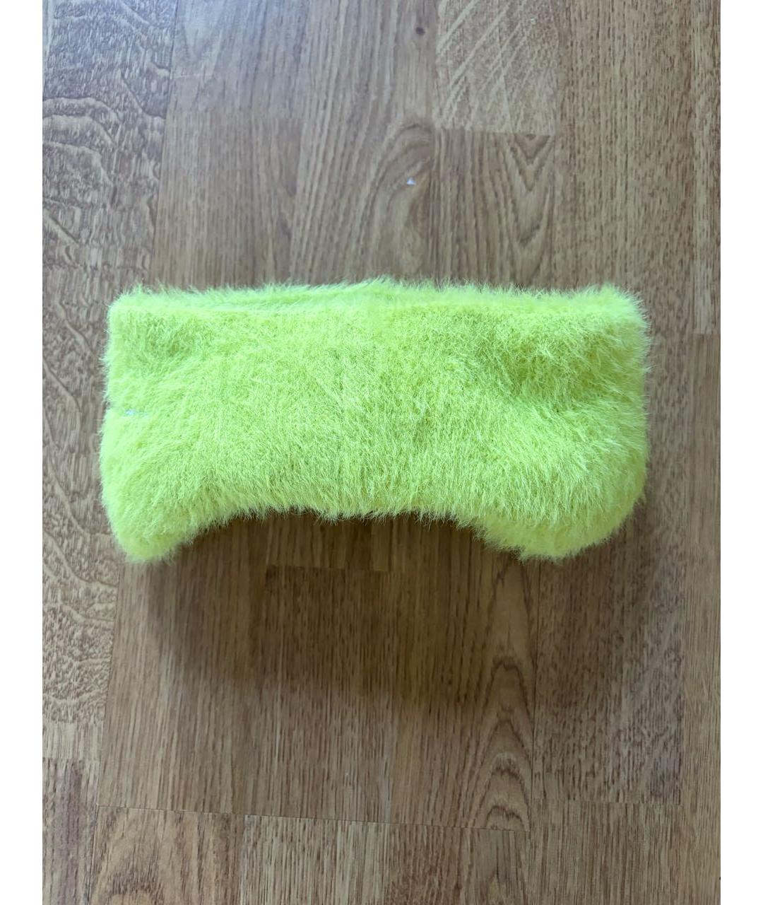 JACQUEMUS Салатовая повязка на голову, фото 4