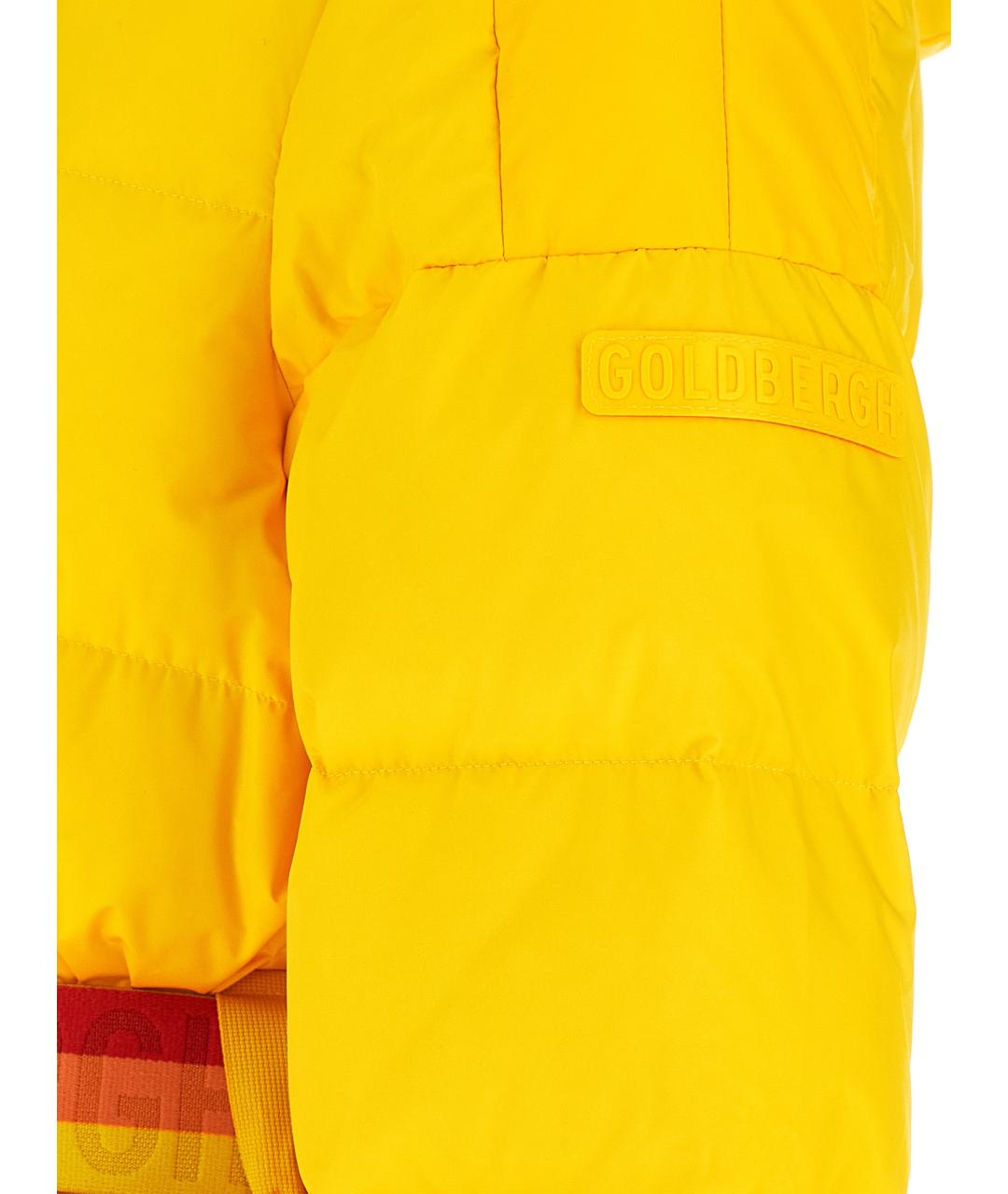 Goldbergh Желтый полиэстеровый пуховик, фото 5