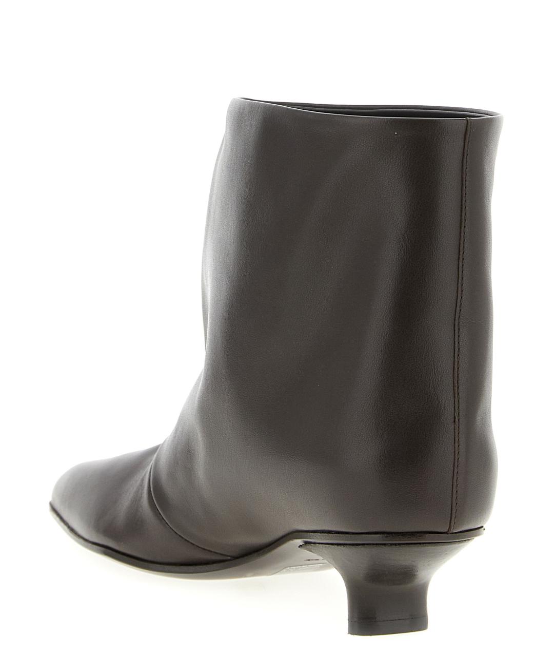 VICINI Коричневые кожаные ботильоны, фото 3