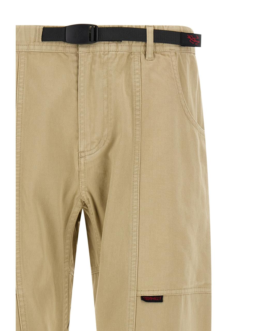 GRAMICCI Бежевые хлопковые повседневные брюки, фото 3