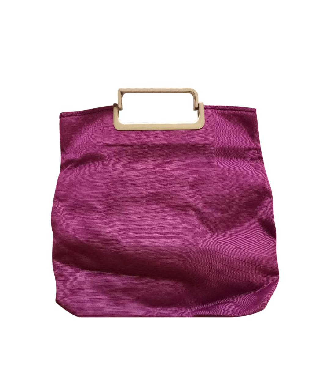 ALBERTA FERRETTI Фиолетовая тканевая сумка через плечо, фото 1