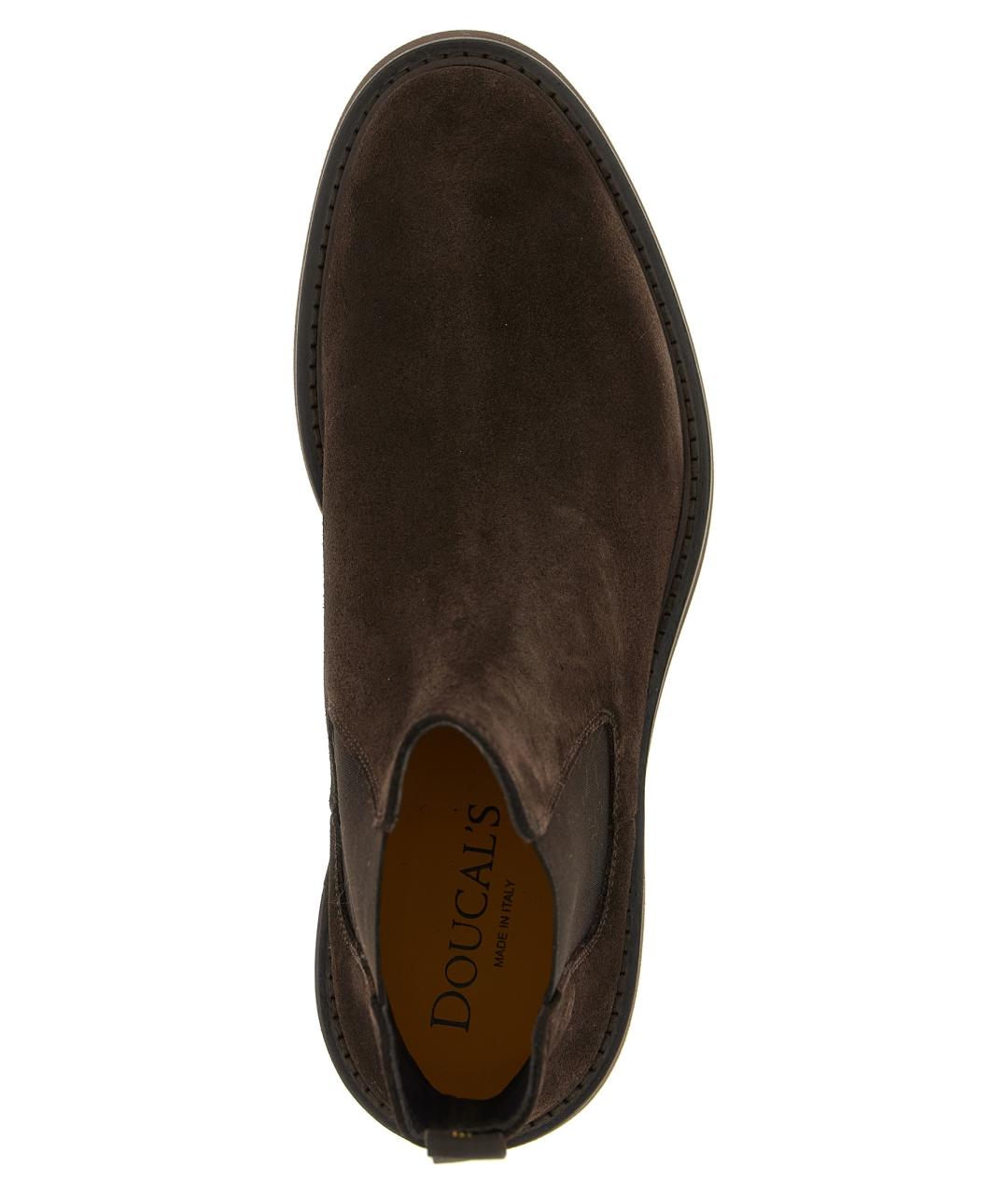 DOUCAL'S Коричневые кожаные высокие ботинки, фото 4
