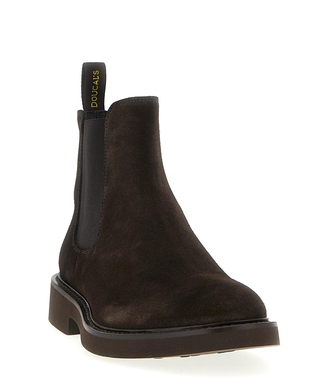 DOUCAL'S Коричневые кожаные высокие ботинки, фото 2