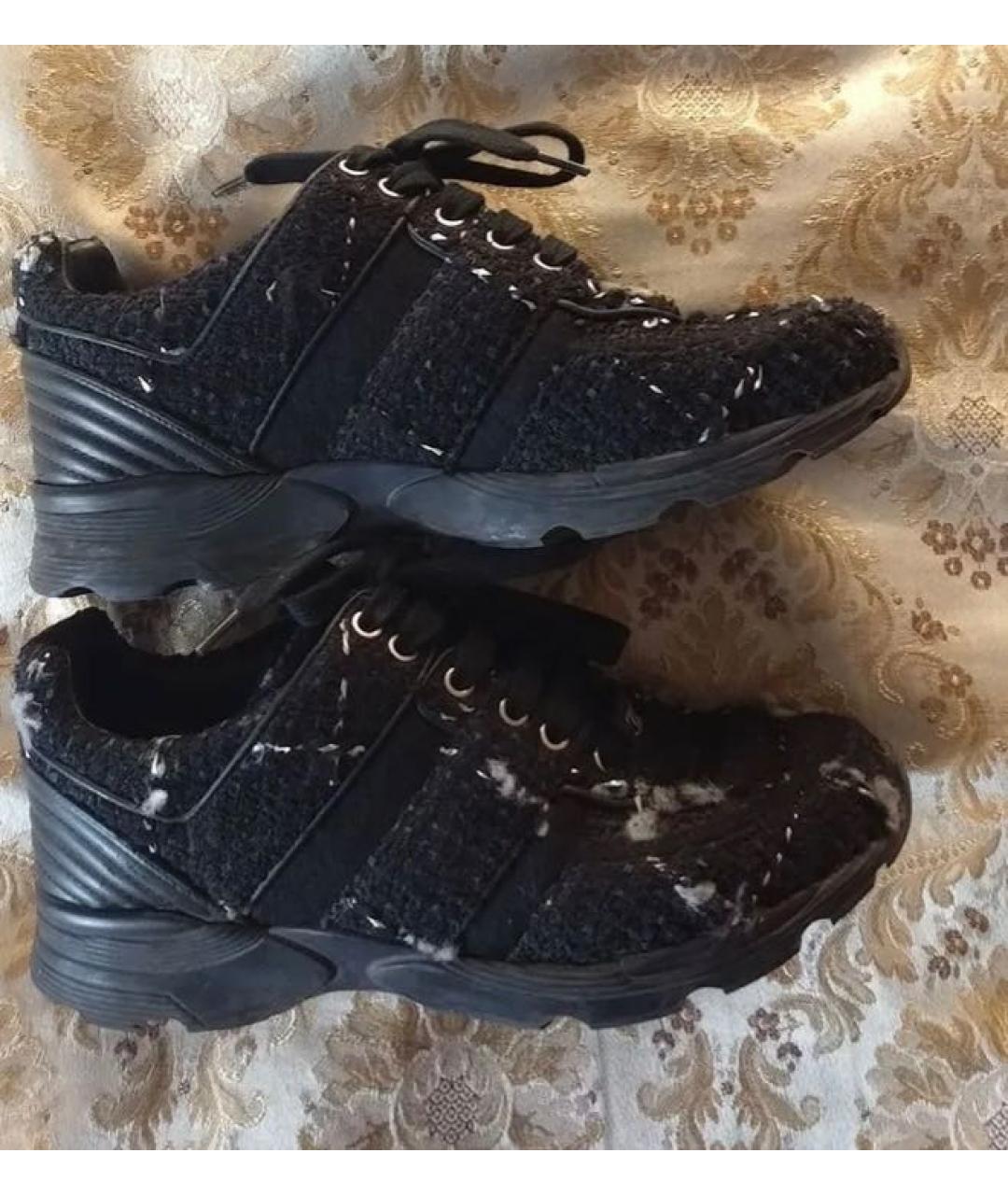 CHANEL Черные кроссовки, фото 9