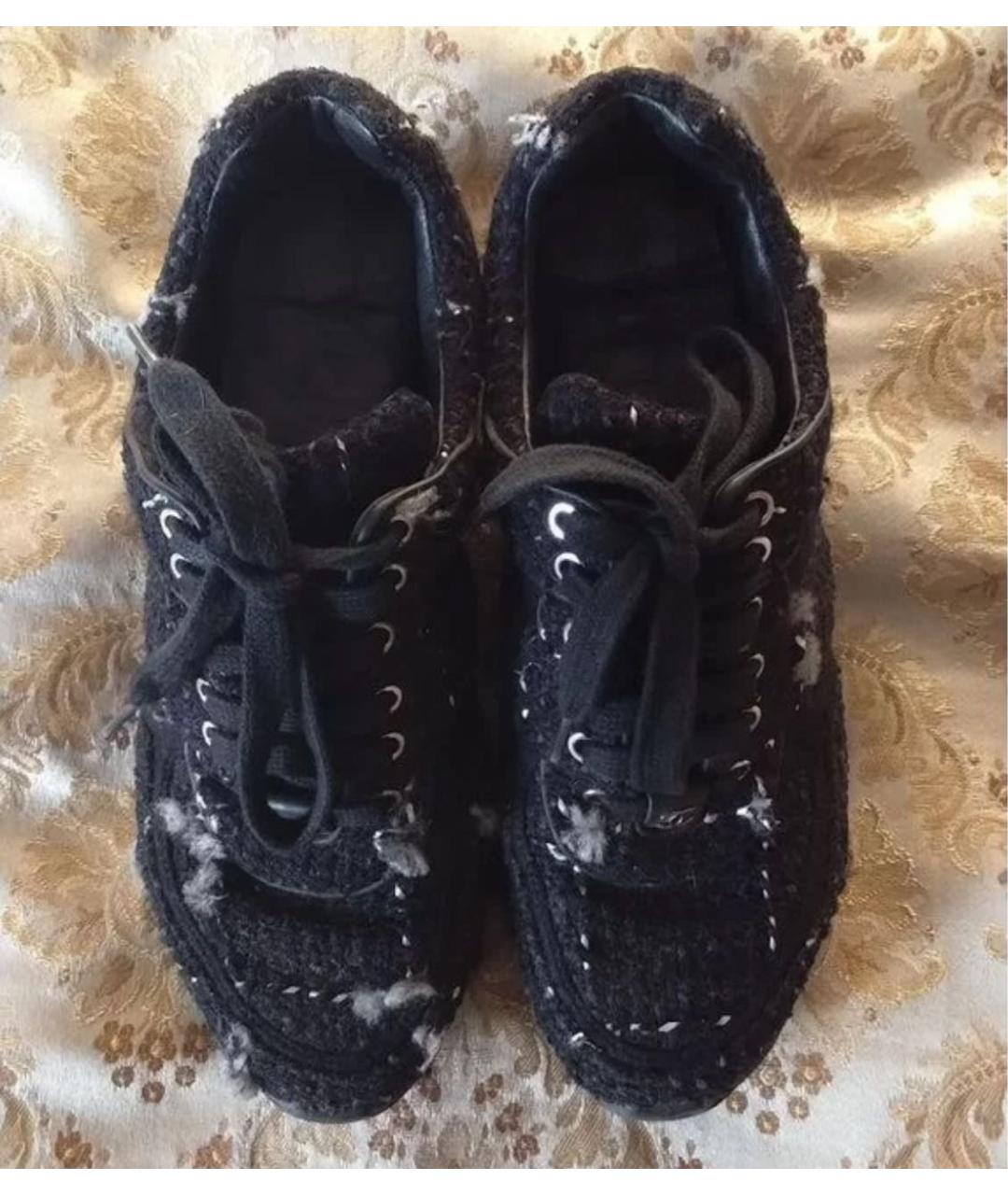 CHANEL Черные кроссовки, фото 2