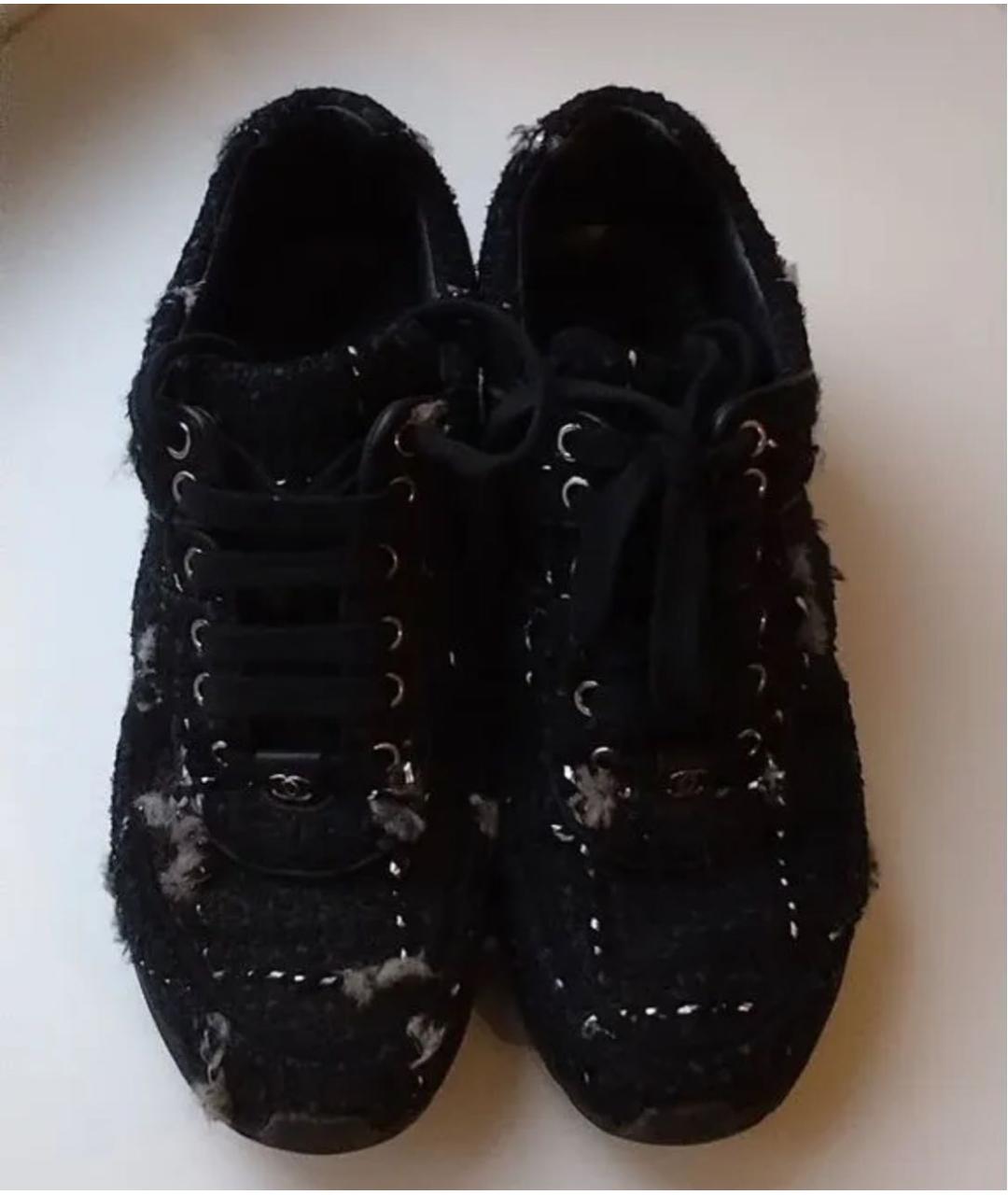 CHANEL Черные кроссовки, фото 8