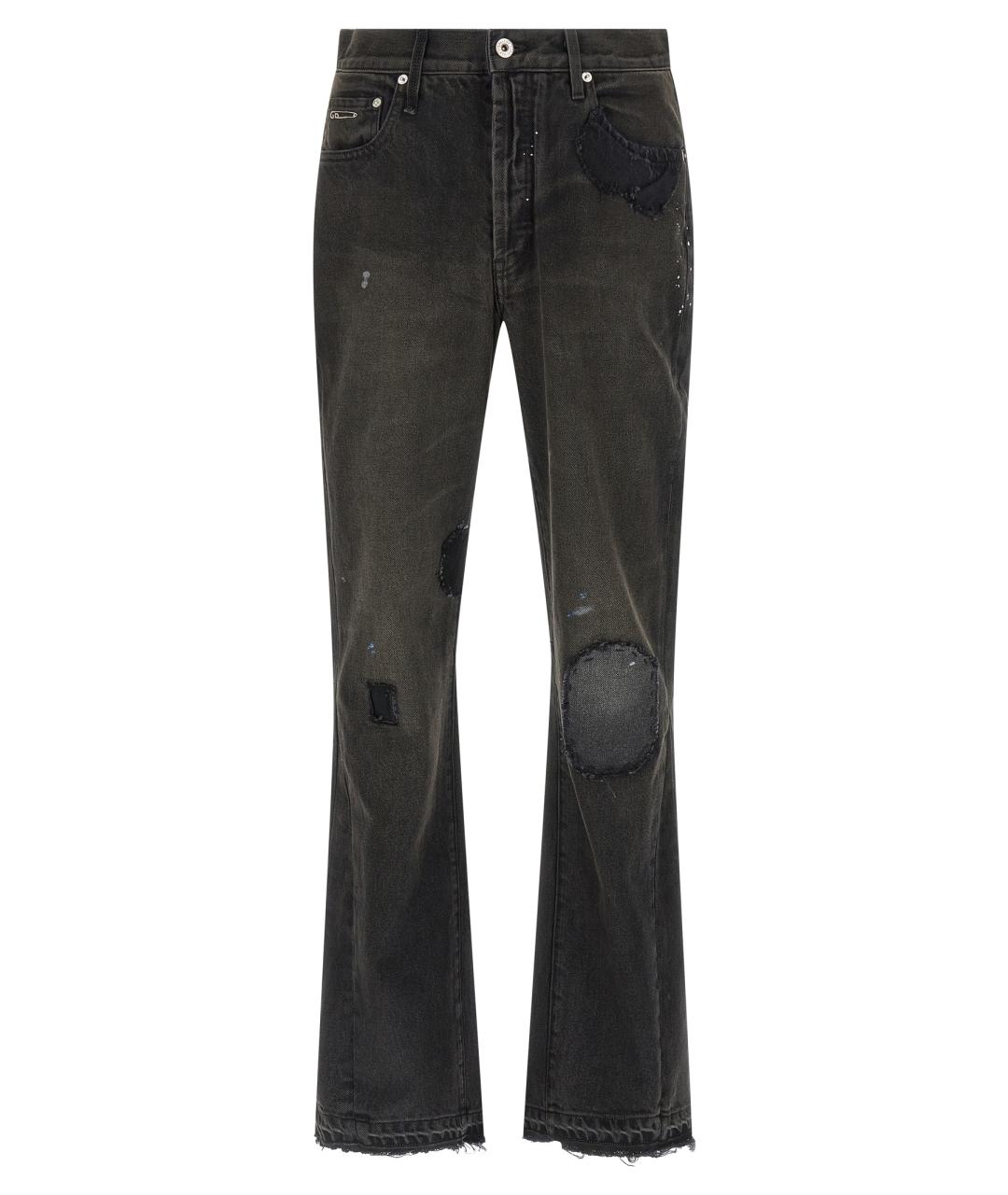 Gallery Dept Черные хлопковые прямые джинсы, фото 1