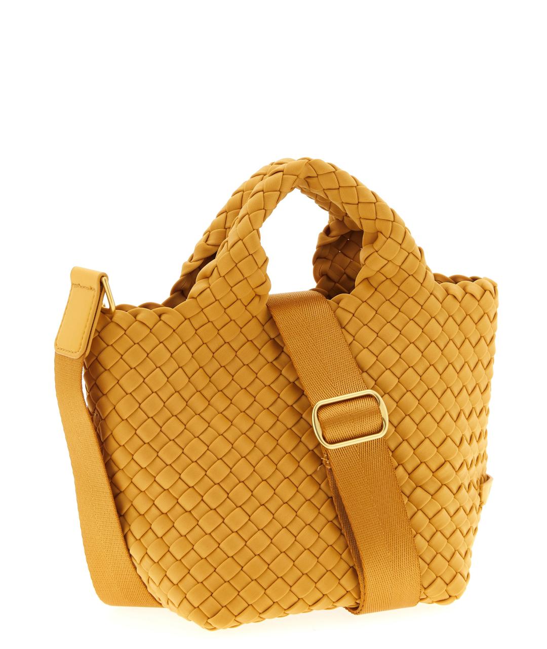 NAGHEDI Желтая сумка тоут, фото 2